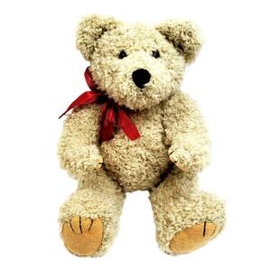 The Boyds Collection Teddy Bear Classic Jointed Plush Ribbon Stuffed Toy 1997